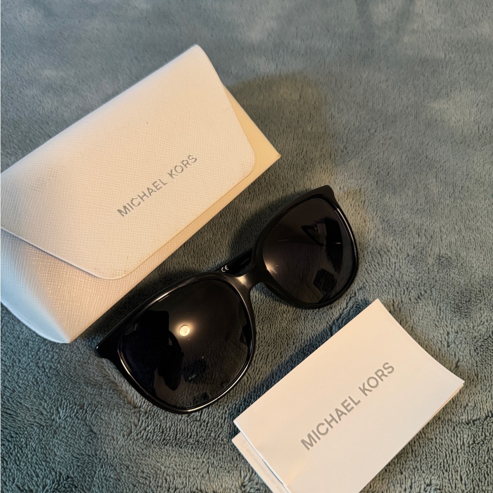 Michael Kors Glossy Black Sunglasses